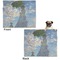 Promenade Woman Microfleece Dog Blanket - Large- Front & Back