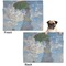 Promenade Woman Microfleece Dog Blanket - Regular - Front & Back