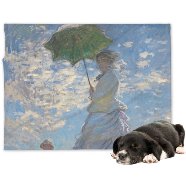 Custom Promenade Woman by Claude Monet Dog Blanket