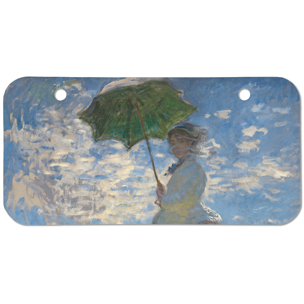 Promenade Woman by Claude Monet Mini Bicycle License Plate - Two Holes