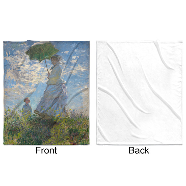 Promenade Woman by Claude Monet Minky Blanket - 50"x60" - Single Sided - Front & Back