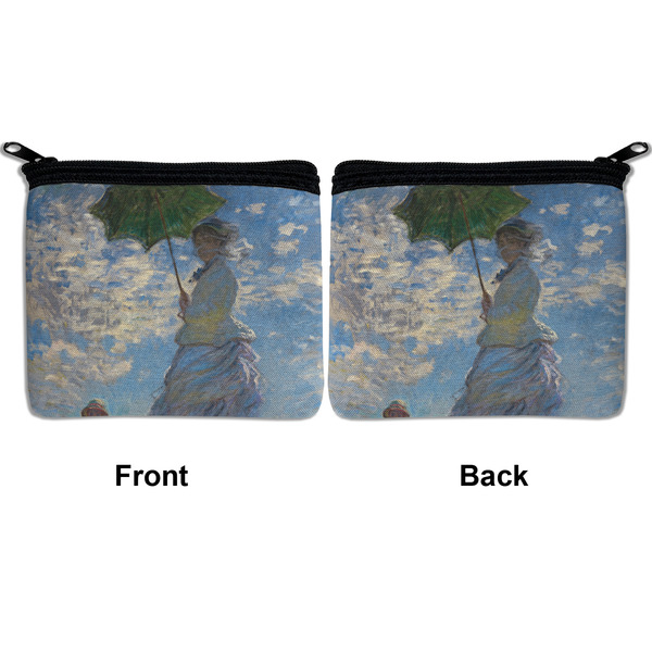 Promenade Woman by Claude Monet Neoprene Coin Purse - Front & Back (APPROVAL)