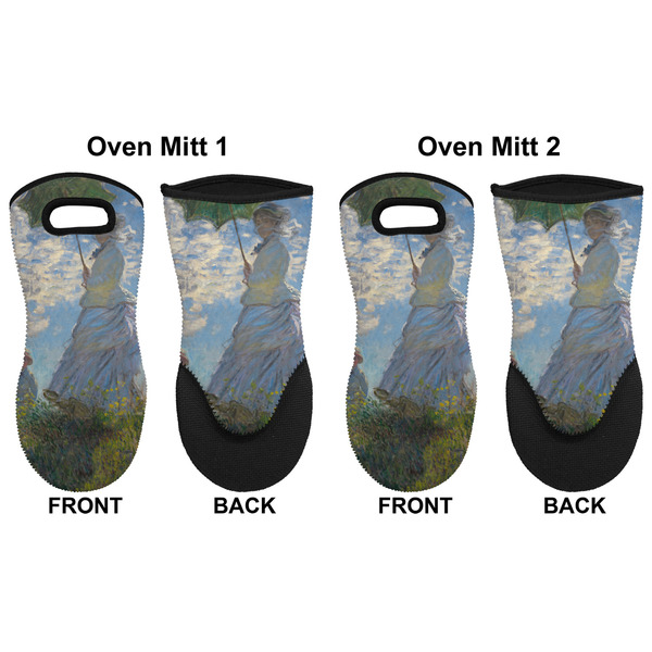Promenade Woman by Claude Monet Neoprene Oven Mitt - Set of 2 - Approval
