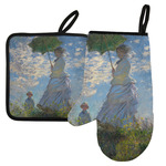 Promenade Woman by Claude Monet Left Oven Mitt & Pot Holder Set