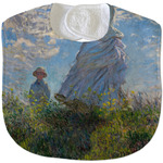 Promenade Woman by Claude Monet Velour Baby Bib