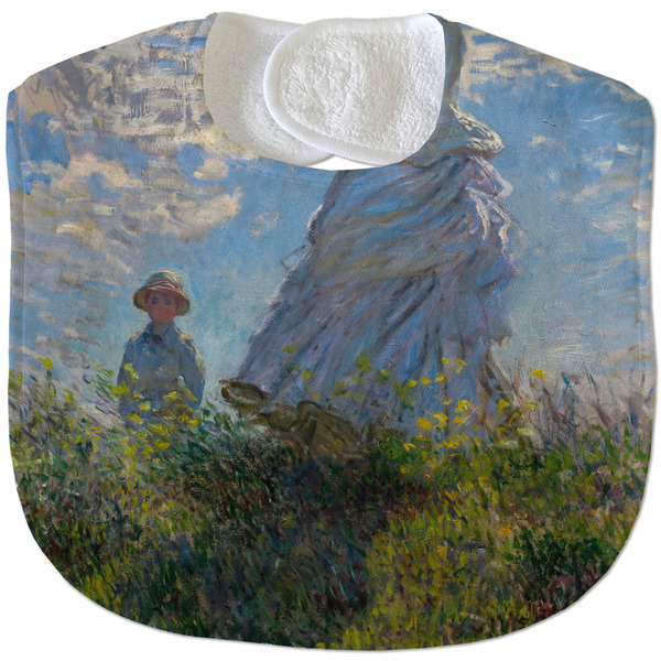 Promenade Woman by Claude Monet New Baby Bib - Closed and Folded