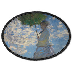 Promenade Woman by Claude Monet Iron On Oval Patch