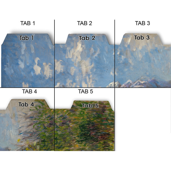 Promenade Woman by Claude Monet Page Dividers - Set of 5 - Approval