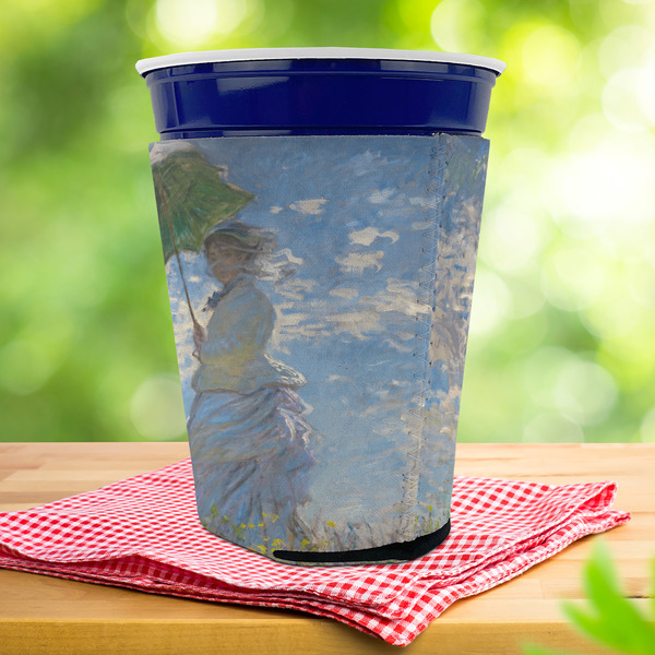 Promenade Woman by Claude Monet Party Cup Sleeves - with bottom - Lifestyle