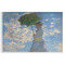 Promenade Woman by Claude Monet Disposable Paper Placemat - Front View