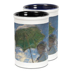 Promenade Woman by Claude Monet Ceramic Pencil Holder - Large