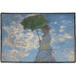 Promenade Woman by Claude Monet Door Mat - 36"x24"