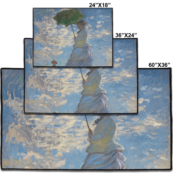 Promenade Woman by Claude Monet Personalized Door Mat - Group Parent IMF