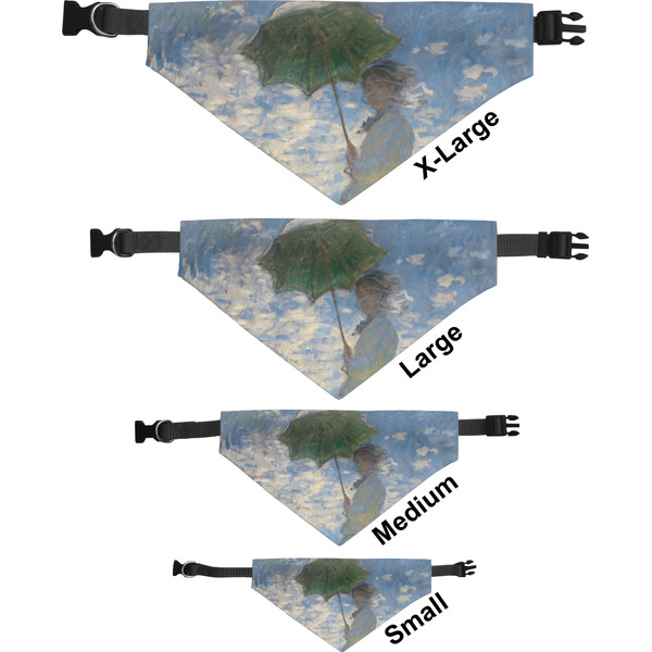 Promenade Woman Pet Bandana Sizes