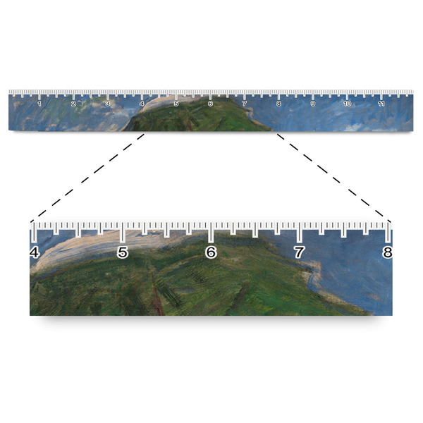 Custom Promenade Woman by Claude Monet Plastic Ruler - 12"