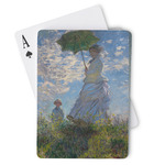 Promenade Woman by Claude Monet Playing Cards