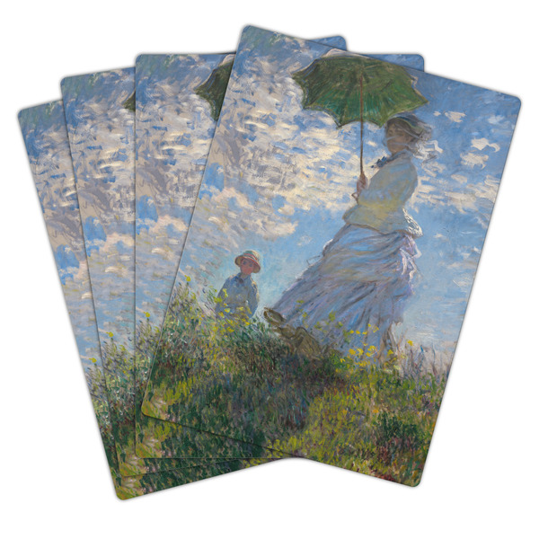 Promenade Woman by Claude Monet Playing Cards - Hand Back View
