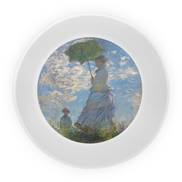 Promenade Woman by Claude Monet Melamine Bowl - Center