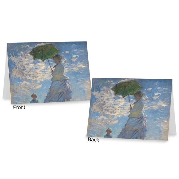 Promenade Woman by Claude Monet Postcard - Front and Back