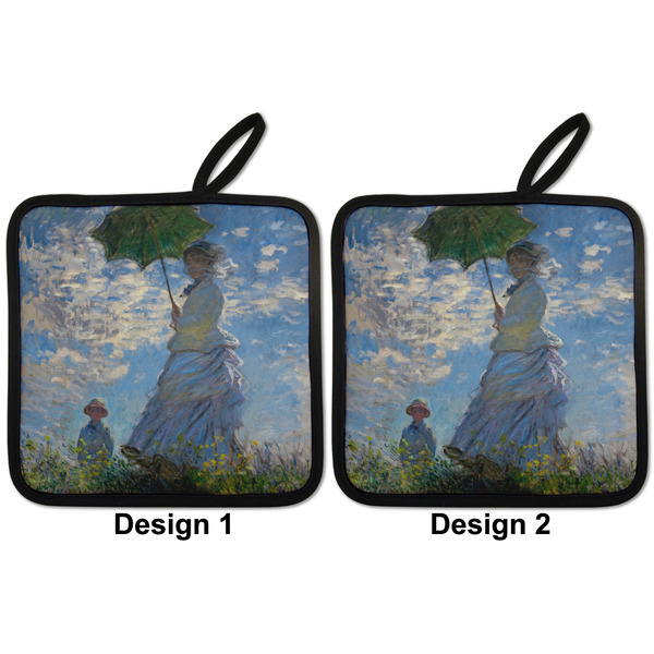 Promenade Woman by Claude Monet Pot Holders - Set of 2 APPROVAL