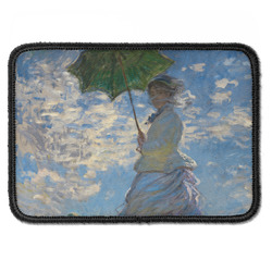 Promenade Woman by Claude Monet Iron On Rectangle Patch