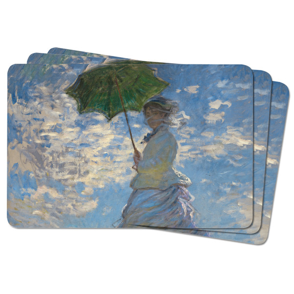 Promenade Woman by Claude Monet Rectangular Fridge Magnet - THREE