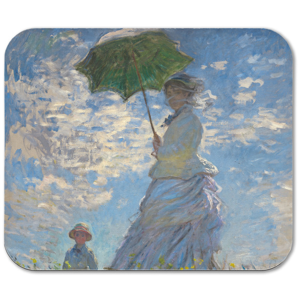 Promenade Woman by Claude Monet Rectangular Mouse Pad - APPROVAL
