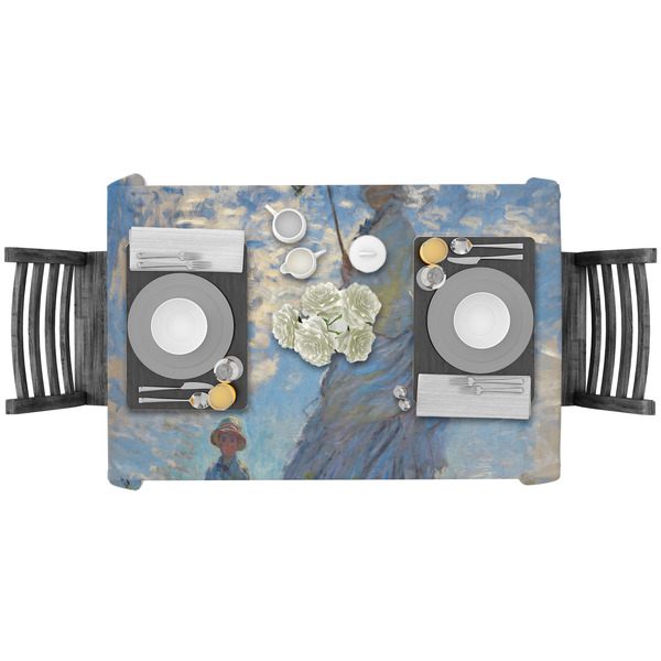 Promenade Woman by Claude Monet Rectangular Tablecloths - LIFESTYLE