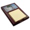 Promenade Woman by Claude Monet Red Mahogany Sticky Note Holder - Angle