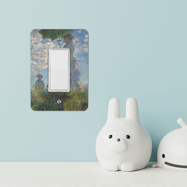 Promenade Woman by Claude Monet Rocker Light Switch Covers - Single - IN CONTEXT