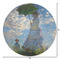 Promenade Woman by Claude Monet Round Area Rug - Size