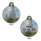 Promenade Woman by Claude Monet Round Pet ID Tag - Large - Approval