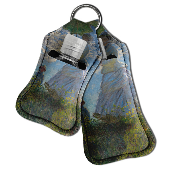 Promenade Woman by Claude Monet Sanitizer Holder Keychain - Both in Case (PARENT)