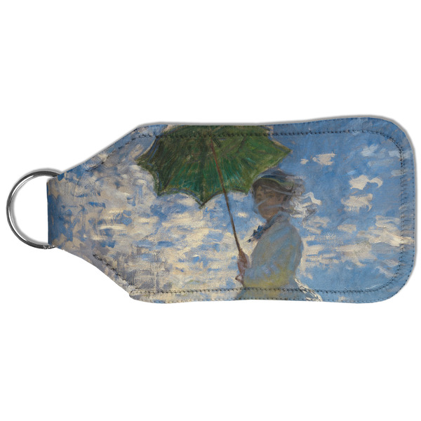 Promenade Woman by Claude Monet Sanitizer Holder Keychain - Large (Back)