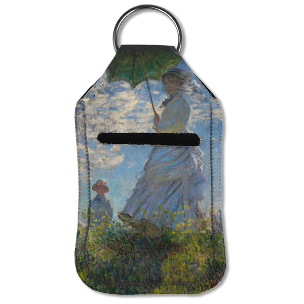 Promenade Woman by Claude Monet Sanitizer Holder Keychain - Small (Front Flat)