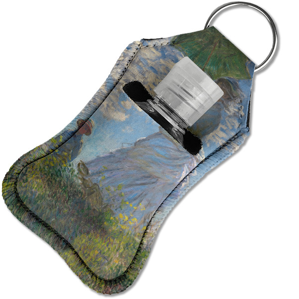 Promenade Woman by Claude Monet Sanitizer Holder Keychain - Small in Case