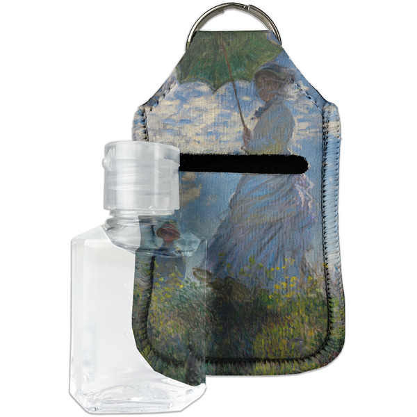 Custom Promenade Woman by Claude Monet Hand Sanitizer & Keychain Holder - Small