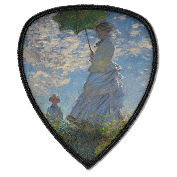 Custom Promenade Woman by Claude Monet Iron on Shield Patch A
