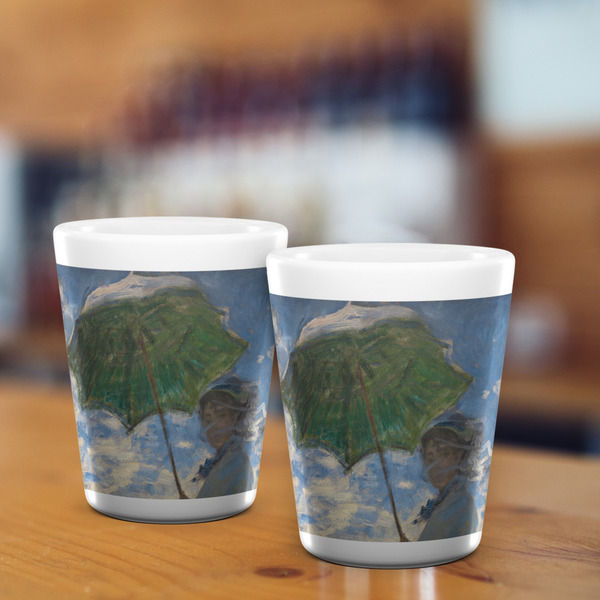Promenade Woman by Claude Monet Shot Glass - White - LIFESTYLE