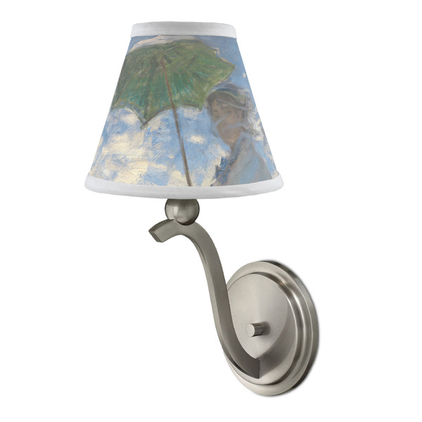 Promenade Woman by Claude Monet Small Chandelier Lamp - LIFESTYLE (on wall lamp)