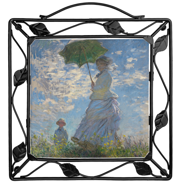 Custom Promenade Woman by Claude Monet Square Trivet