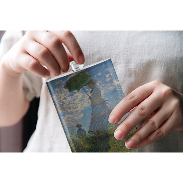 Promenade Woman by Claude Monet Stainless Steel Flask - LIFESTYLE 1