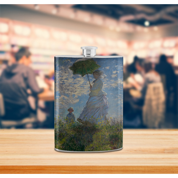 Promenade Woman by Claude Monet Stainless Steel Flask - LIFESTYLE 2