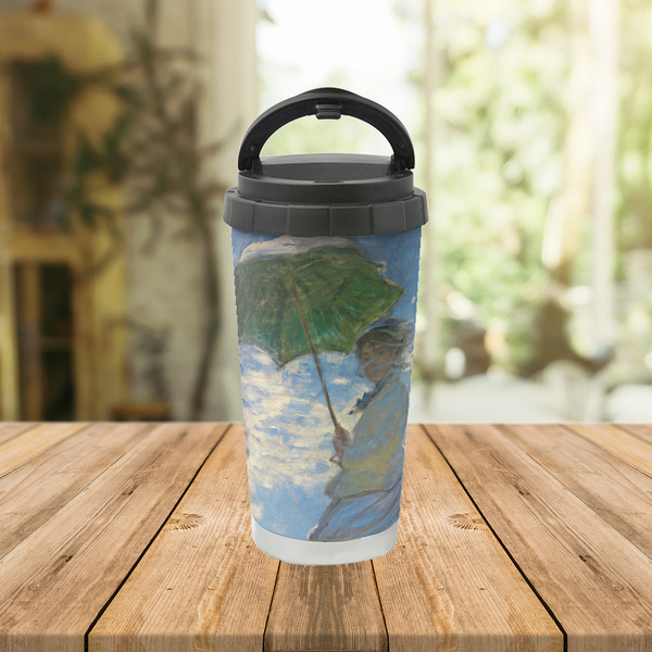 Promenade Woman by Claude Monet Stainless Steel Travel Cup Lifestyle