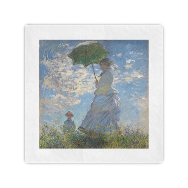 Custom Promenade Woman by Claude Monet Cocktail Napkins