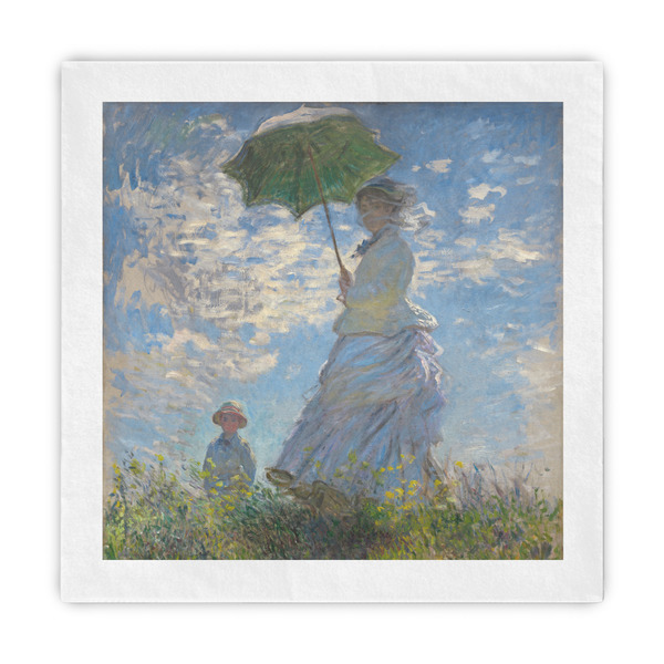 Custom Promenade Woman by Claude Monet Decorative Paper Napkins