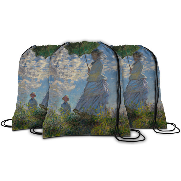 Promenade Woman by Claude Monet String Backpack - MAIN