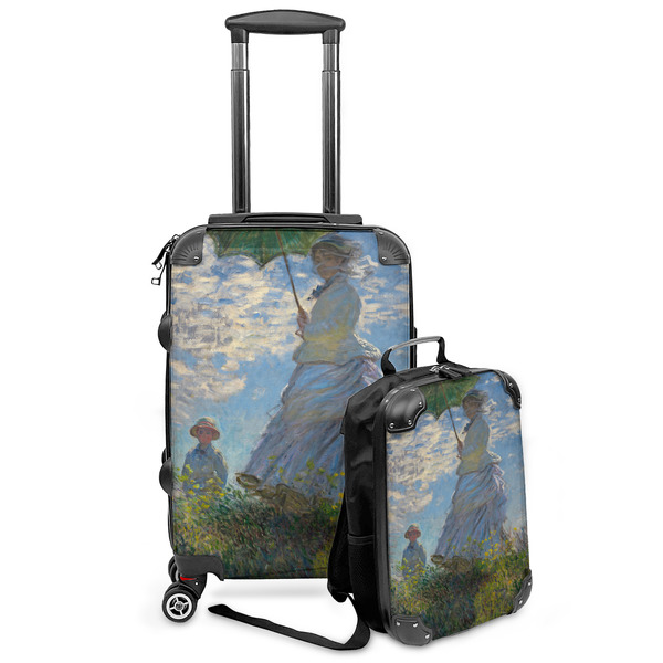 Custom Promenade Woman by Claude Monet Kids 2-Piece Luggage Set - Suitcase & Backpack
