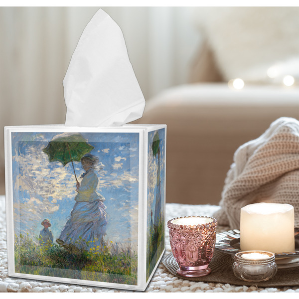 Promenade Woman by Claude Monet Tissue Box - LIFESTYLE