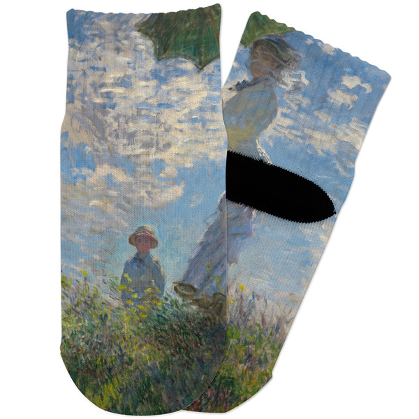 Custom Promenade Woman by Claude Monet Toddler Ankle Socks